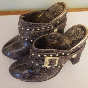 Brown VINCE CAMUTO CLOGS  WITH HEELS. EUC. SIze 7.5